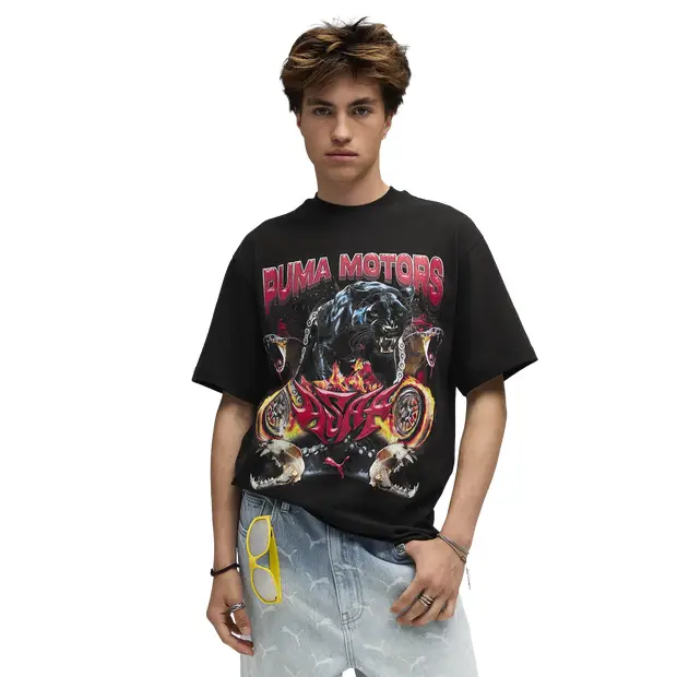 X A$ap Uomo - Magliette Nero - di cotone Black