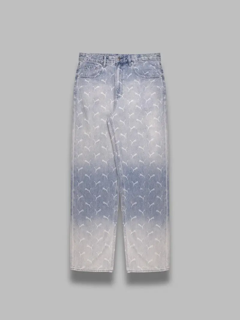 x asap rocky laser monogram denim
