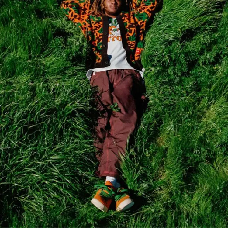 X Carrots Collaboration Ss24 Brand Logo Fashion V-Neck Button Long Sleeve Shirt Unisex shirts Multicolor 627446-01 M miniatura 2