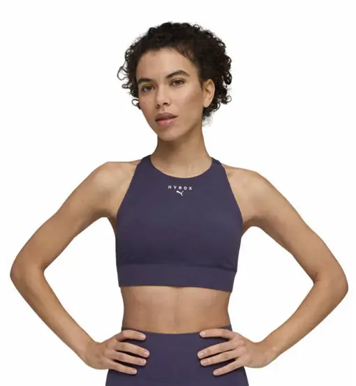 X Hyrox Shape W - reggiseno sportivo medio sostegno - donna Dark Purple