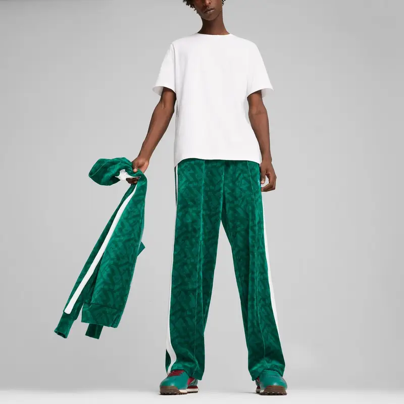 X Squid Game Collaborazione T7 Comodi Morbidi Versatili Pantaloni Lunghi Sportivi Uomo Fondi Menta-Tè 627429-86 XL miniatura 2