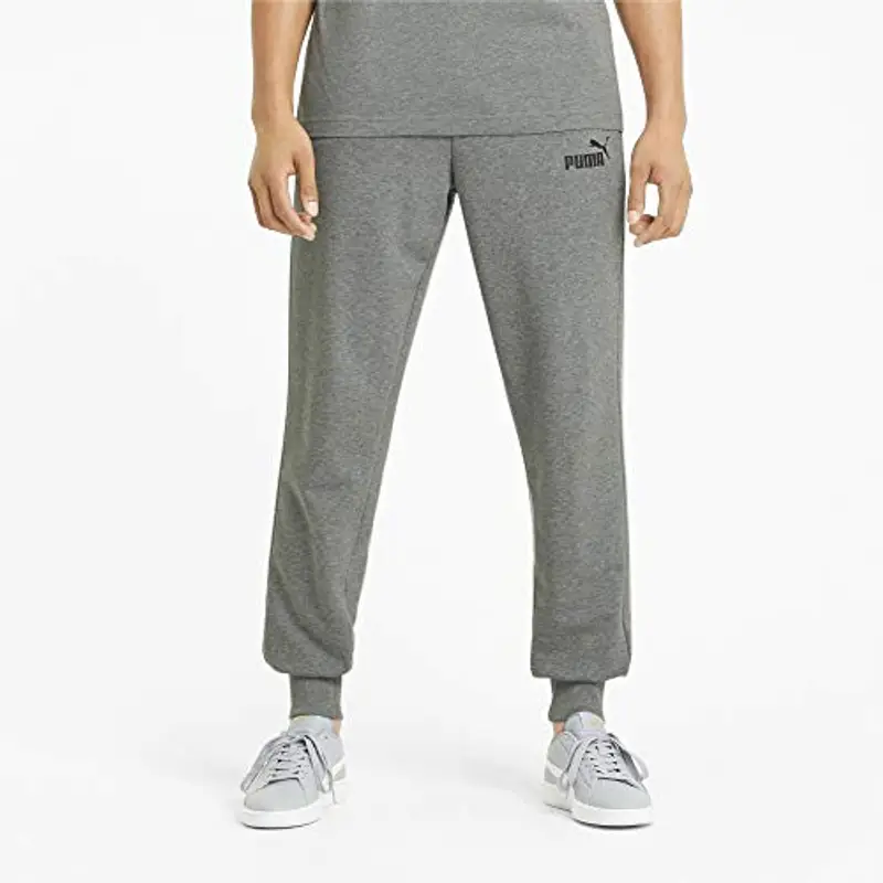 PUMHB|#Puma Ess Logo Pants TR Cl, Pantaloni Tuta Men's, Medium Gray Heather, 3XL miniatura 3