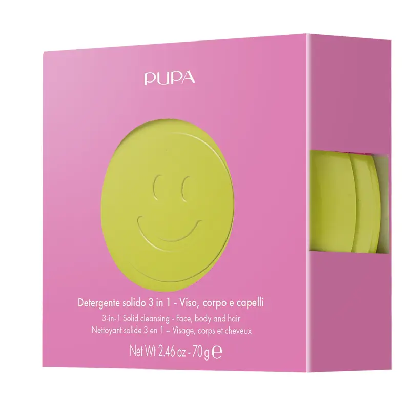 Cofanetti Happy Box Detergente Solido 3 In 1 Ginger Dream - Sapone viso, Cofanetto viso e corpo miniatura 2