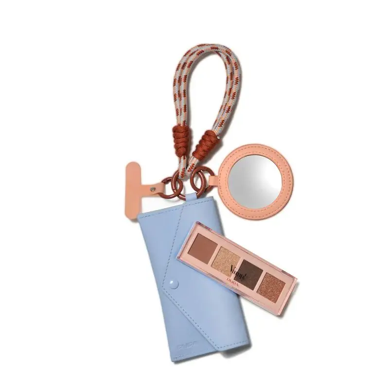 Everywear - Vamp! Palette 4 Ombretti - Laccio Da Polso, Phone Patch, Specchietto, Porta Palette 003 5.2 G