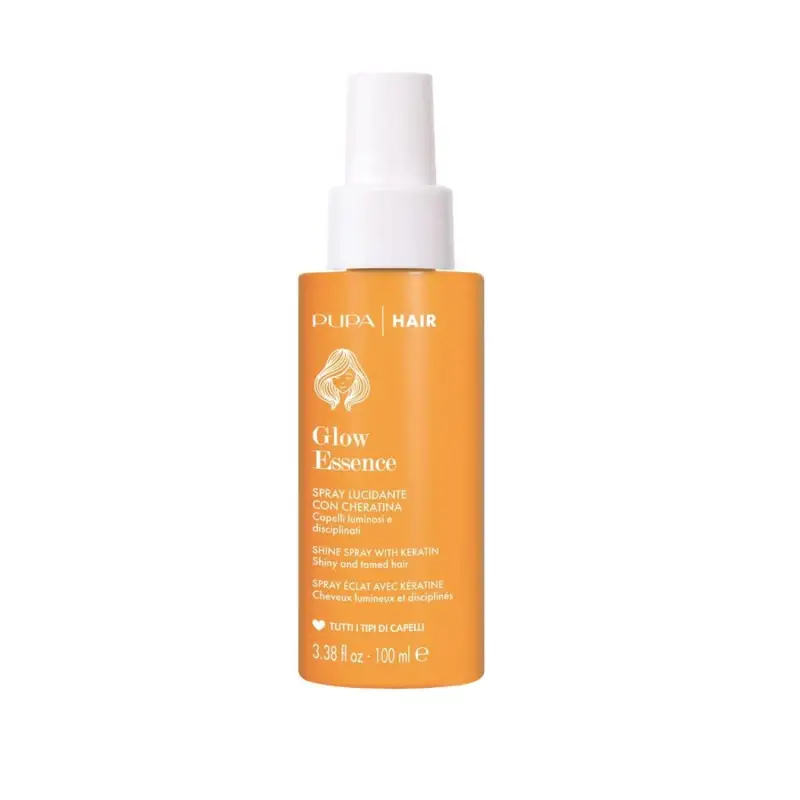 Pupa Hair Glow Essence Spray Lucidante con Cheratina - Styling e trattamento capelli