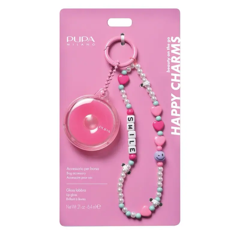 Labbra Happy Charms SMILE ROSA - Gloss, Altro accessori make up miniatura 2