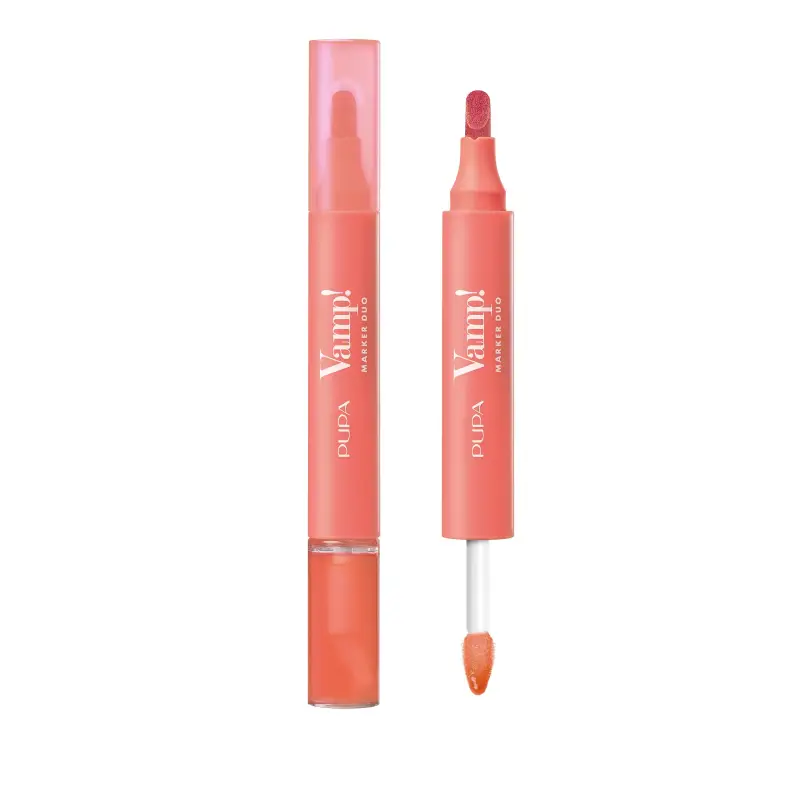 Labbra Vamp! Marker Duo ORANGE SORBET - Gloss,Rossetti