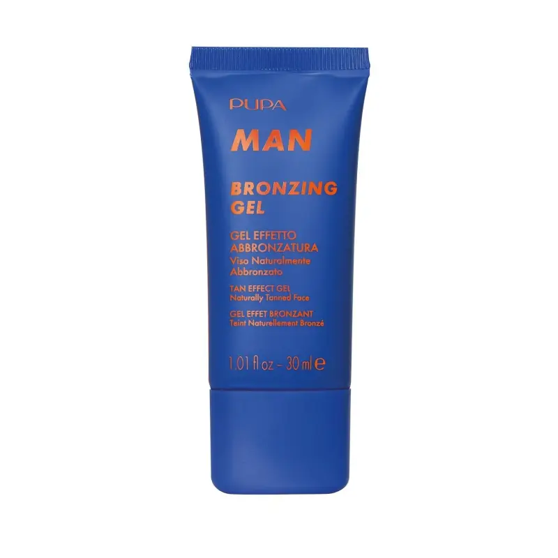 Pupa Man Bronzing Gel 001 Light-Medium Skin - Illuminante viso,Fondotinta