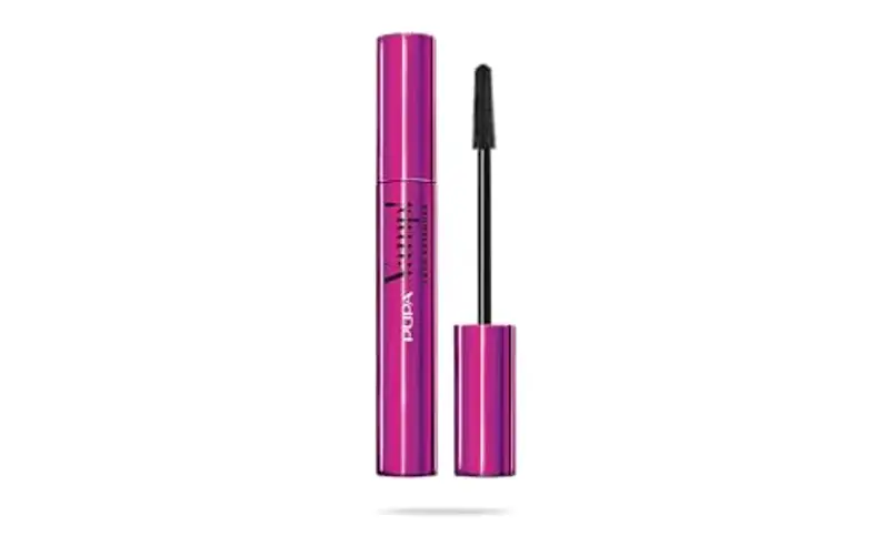 Pupa Mascara Vamp! Lash Extender (Colore Extra Black) Effetto Volume Estensione 3D Ciglia Amplificate e Liftate - Formula con Olio di Ricino che Nutre e Idrata le Ciglia (14 ml)