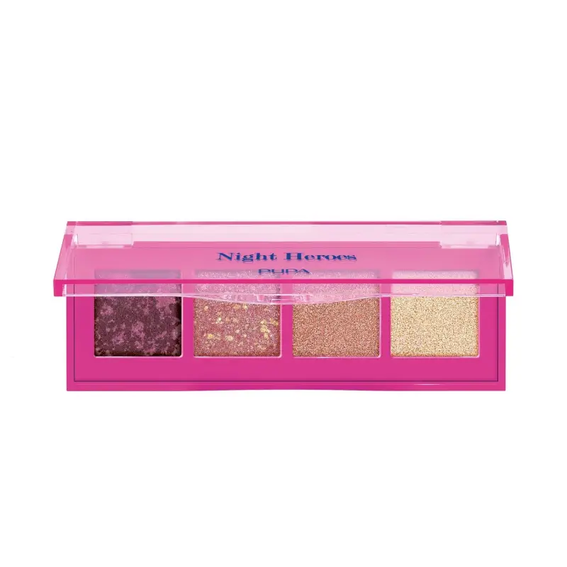 Occhi Nioght Heroes Palette 4 ombretti multi finish True Queen - Ombretti,Palette