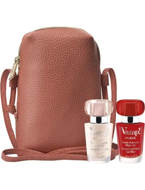 Set Pupa - 2 Vamp! Nail Polish + Crossbody Phone Bag