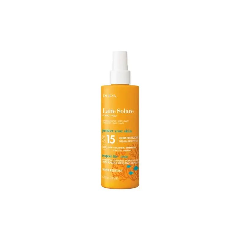 Solari Latte Solare SPF15 - Protezione solare viso,Solari media protezione