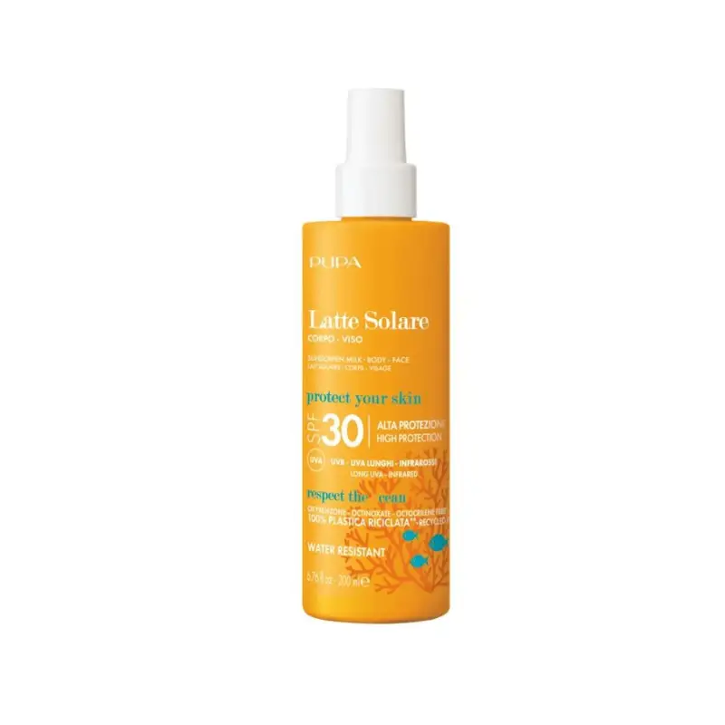 Solari Latte Solare SPF30 - Protezione solare viso,Solari alta protezione