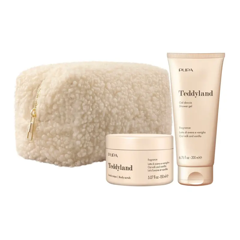 Trattamenti Corpo TEDDYLAND KIT 2 - latte di avena e vaniglia - Cofanetto corpo,Cofanetto viso e corpo