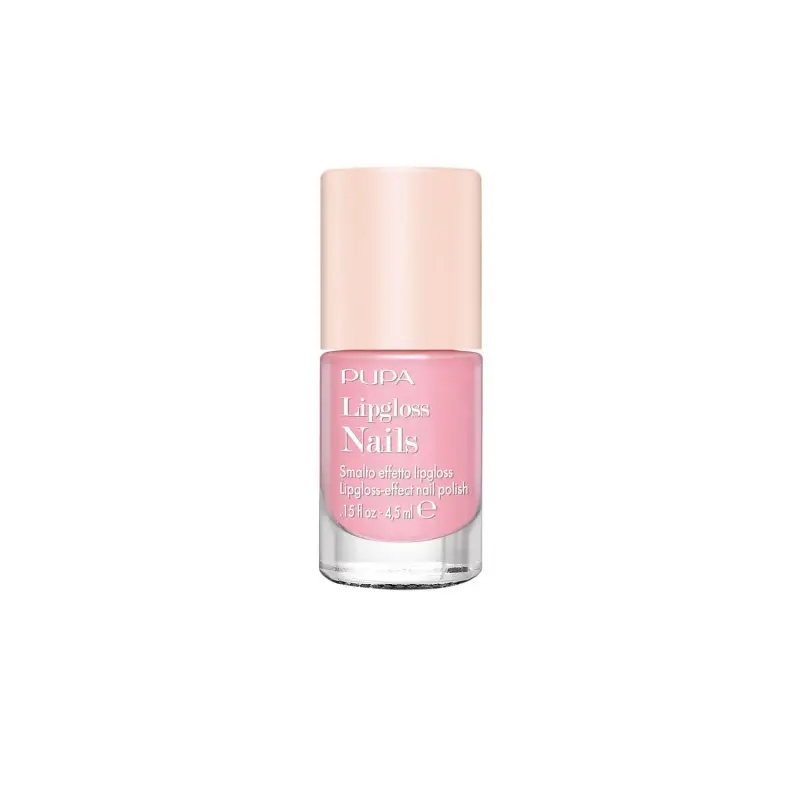 Unghie Lipgloss Nails Smalto 003 Candy Pink - Smalto