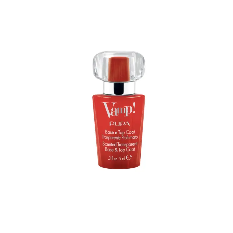 Unghie Vamp! Base e Top Coat Trasparente Profumato 200 Trasparent-FRAGRANZA ROSSA - Unghie