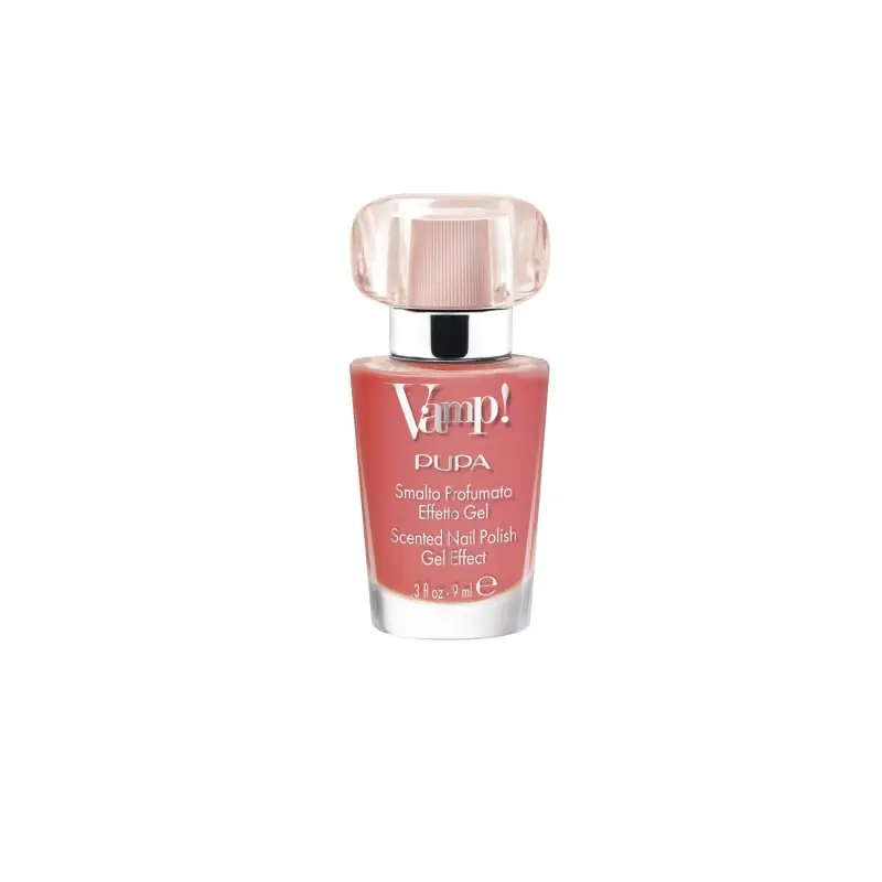 Unghie Vamp! Smalto Profumato Effetto Gel 110 Warm Peach-FRAGRANZA ROSA - Smalto gel e semipermanente