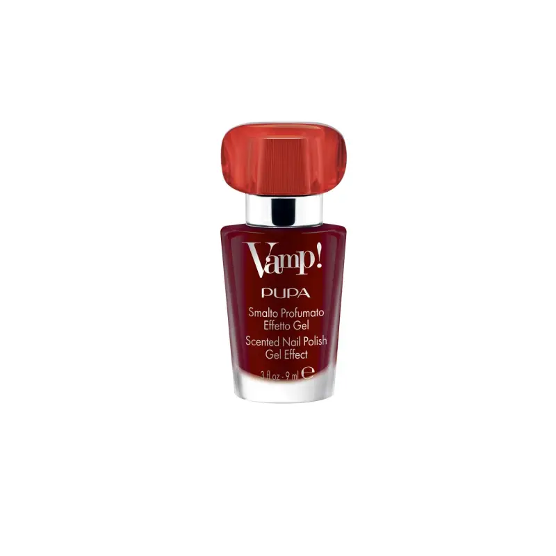 Unghie Vamp! Smalto Profumato Effetto Gel 205 Erotic Red-FRAGRANZA ROSSA - Smalto gel e semipermanente