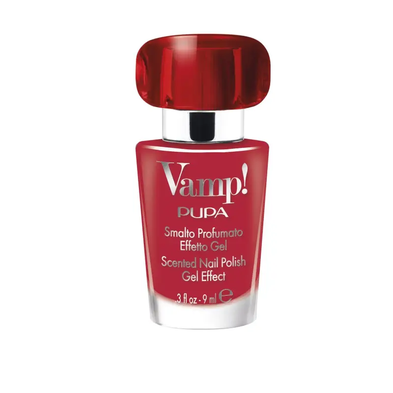 Unghie Vamp! Smalto Profumato Effetto Gel 216 Hot Flame-FRAGRANZA ROSSA - Smalto gel e semipermanente
