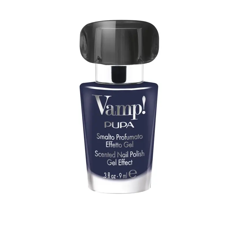 Unghie Vamp! Smalto Profumato Effetto Gel 313 Midnight Blue-FRAGRANZA NERA - Smalto gel e semipermanente