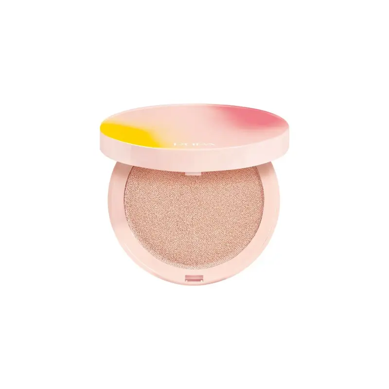 Viso COLOR TRIP Wonder Me Glow Illuminante compatto viso - zero effetto polvere 105 Shimmery Rose - Illuminante viso