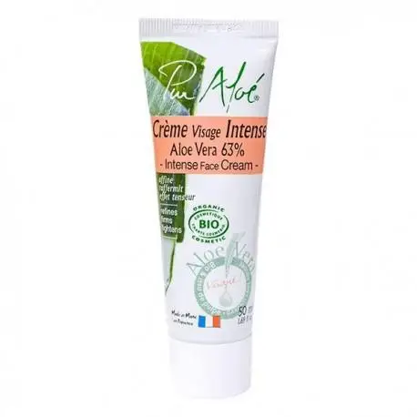 Crema Viso Intenso Aloe Vera 63% Bio 50ml