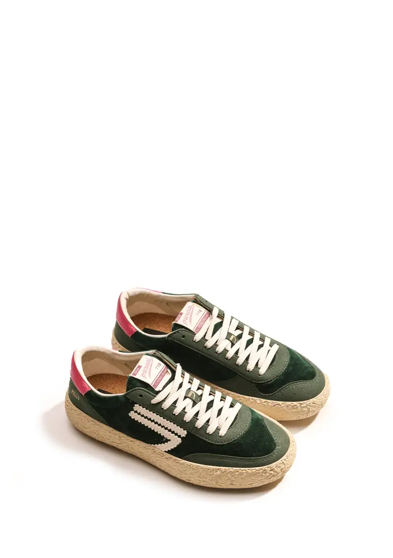 Sneakers Donna Verde miniatura 3