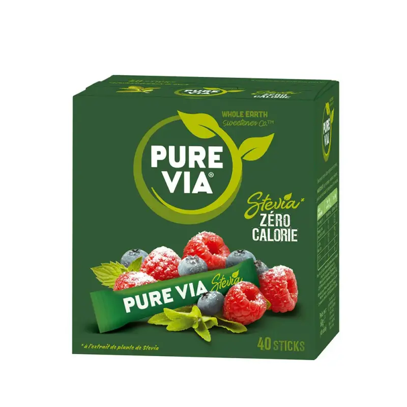 Puro Via Stick Stevia Zero Calorie X40