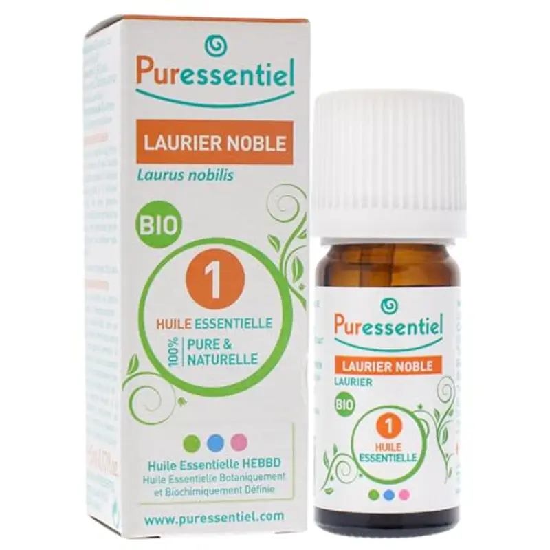 Puressentiel, Olio Essenziale di Alloro Nobile, 100% Puro e Naturale, OEBBD (Olio Essenziale Botanicamente e Biochimicamente Definito), Da Agricoltura Biologica, Vegan e Cruelty Free, 5 ml miniatura 3