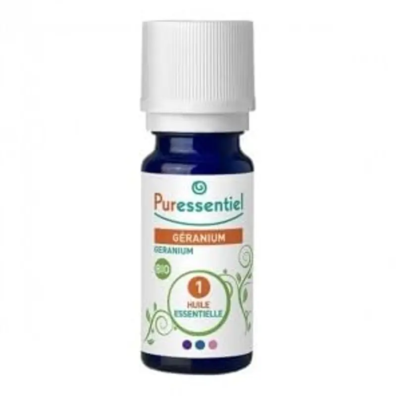 Puressentiel - Olio Essenziale di Geranio - 100% Puro e Naturale - OEBBD (Olio Essenziale Botanicamente e Biochimicamente Definito) - Da Agricoltura Biologica - Vegan e Cruelty Free - 5 ml miniatura 3