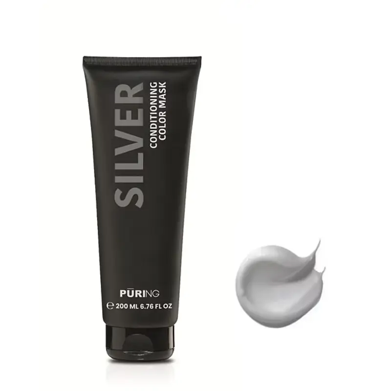 Puring - Conditioning Color Mask 200 ml - Silver