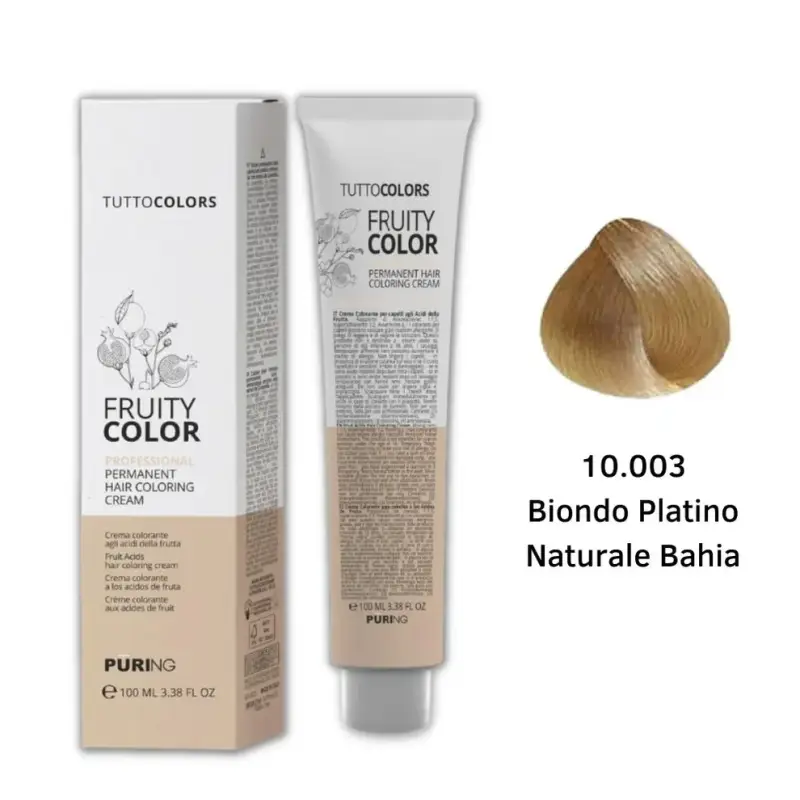 Puring - Fruity Color Tintura 10.003 Biondo platino naturale Bahia