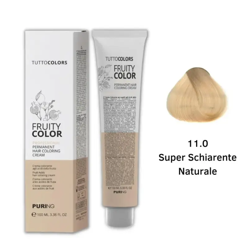 Puring - Fruity Color Tintura 11.0 Superschiarente naturale