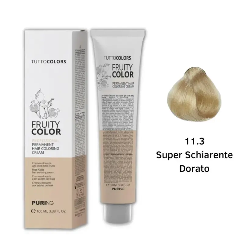 Puring - Fruity Color Tintura 11.3 Superschiarente dorato