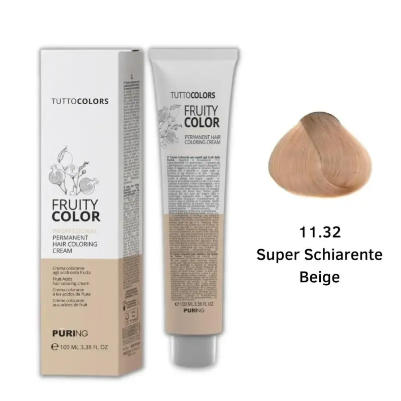 Puring - Fruity Color Tintura 11.32 Superschiarente beige