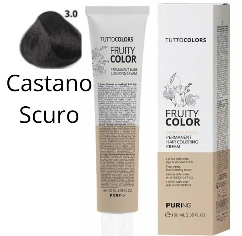 Puring - Fruity Color Tintura 3.0 Castano scuro