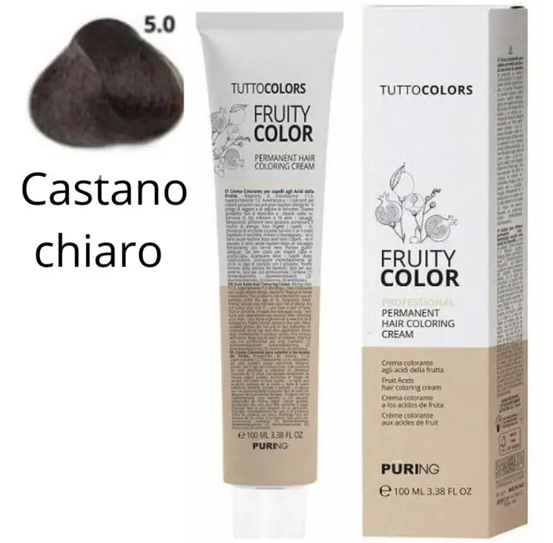 Puring - Fruity Color Tintura 5.0 Castano chiaro