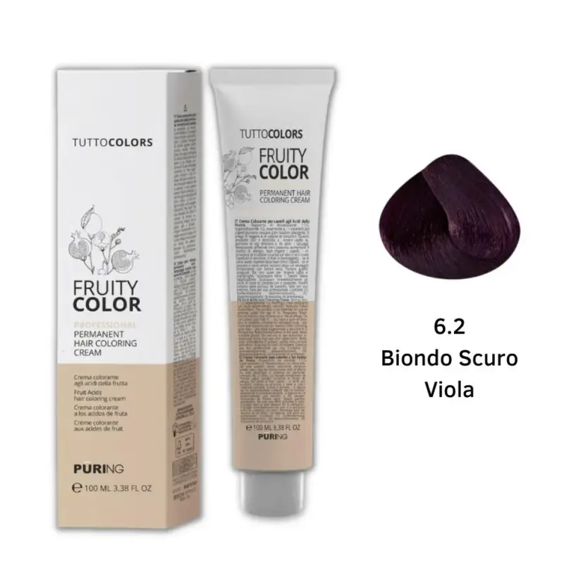 Puring - Fruity Color Tintura 6.2 Biondo scuro viola