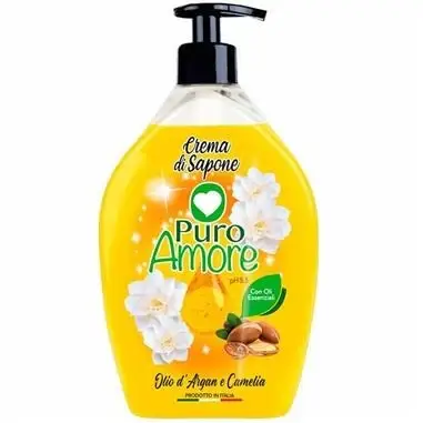 Crema Di Sapone Olio Di Argan E Camelia 750 Ml