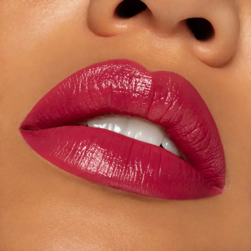 Labbra Lipstick Creamy-Matte 102 Fucsia Scuro - Rossetti miniatura 4