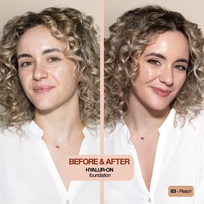 Skin Proof Hyalur-On Foundation 03 Peach - Fondotinta miniatura 3