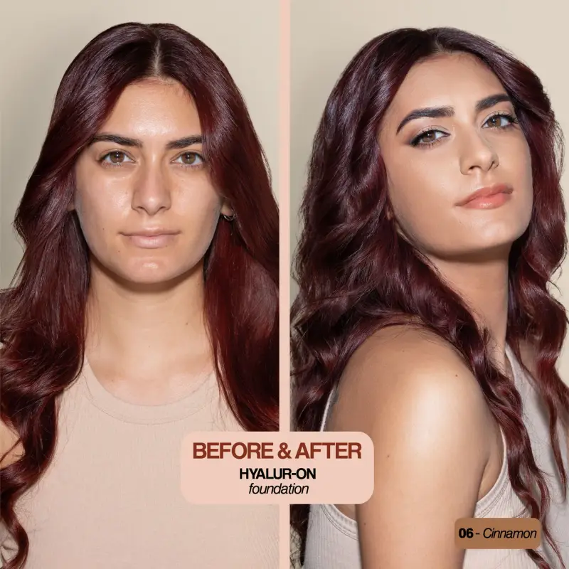 Skin Proof Hyalur-On Foundation 06 Cinnamon - Fondotinta miniatura 3
