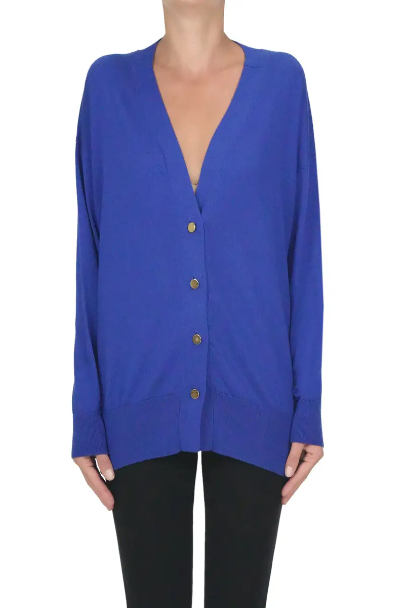 Purotatto Cardigan Blu 2910477