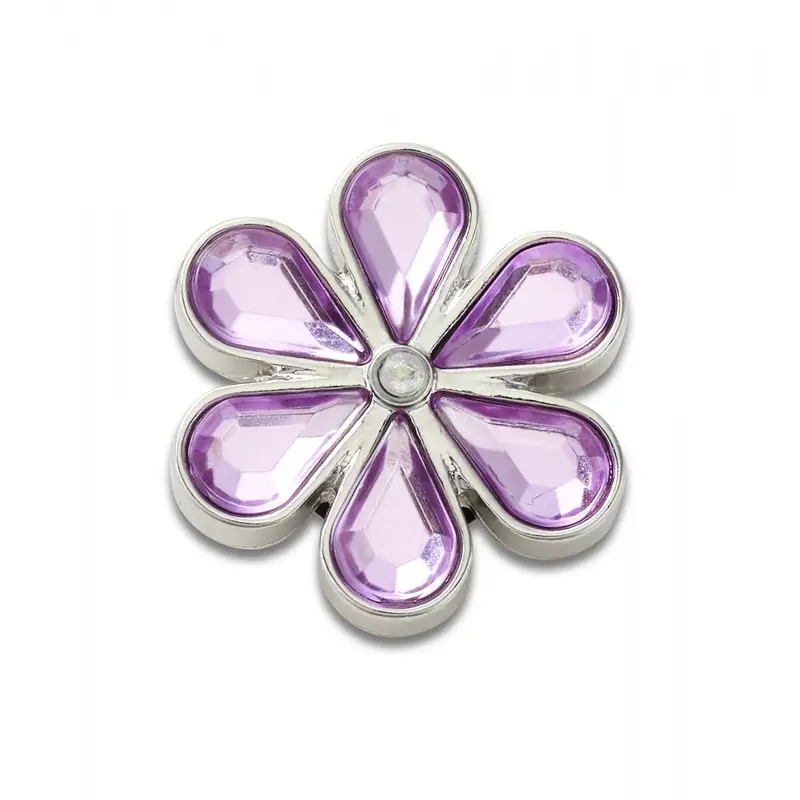 Purple blinged out daisy