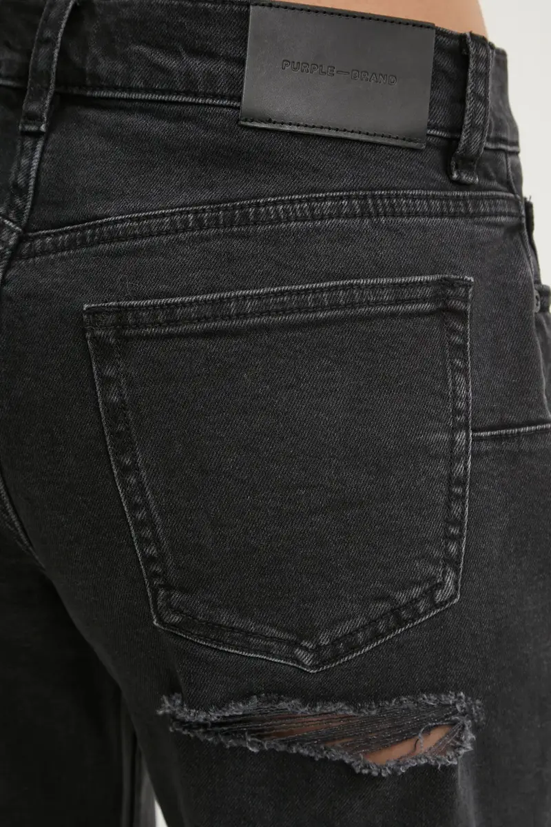 PURPLE BRAND Jeans Donna Nero 3627022 miniatura 4