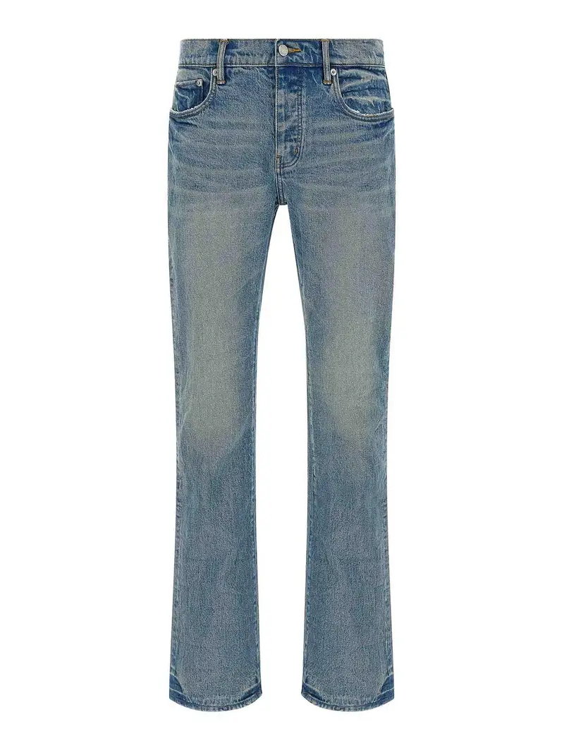 P004 jeans flare Azzurro
