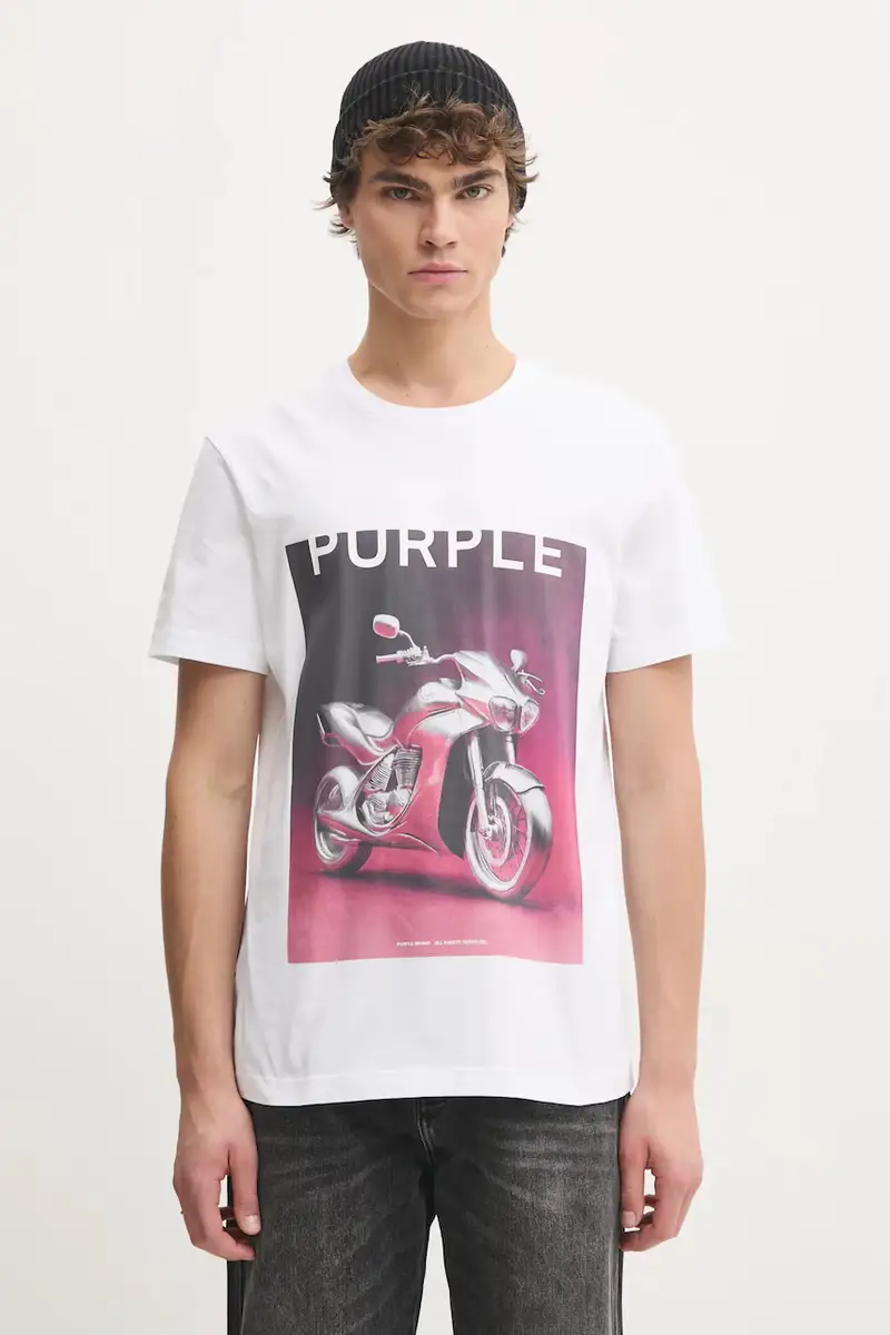 PURPLE BRAND T-shirt Uomo Bianco 3300794