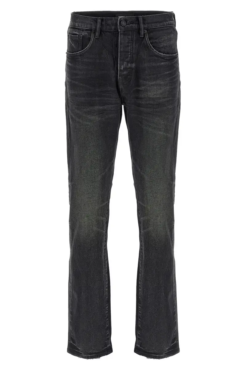 Jeans P005 Double Dip Coated Nero