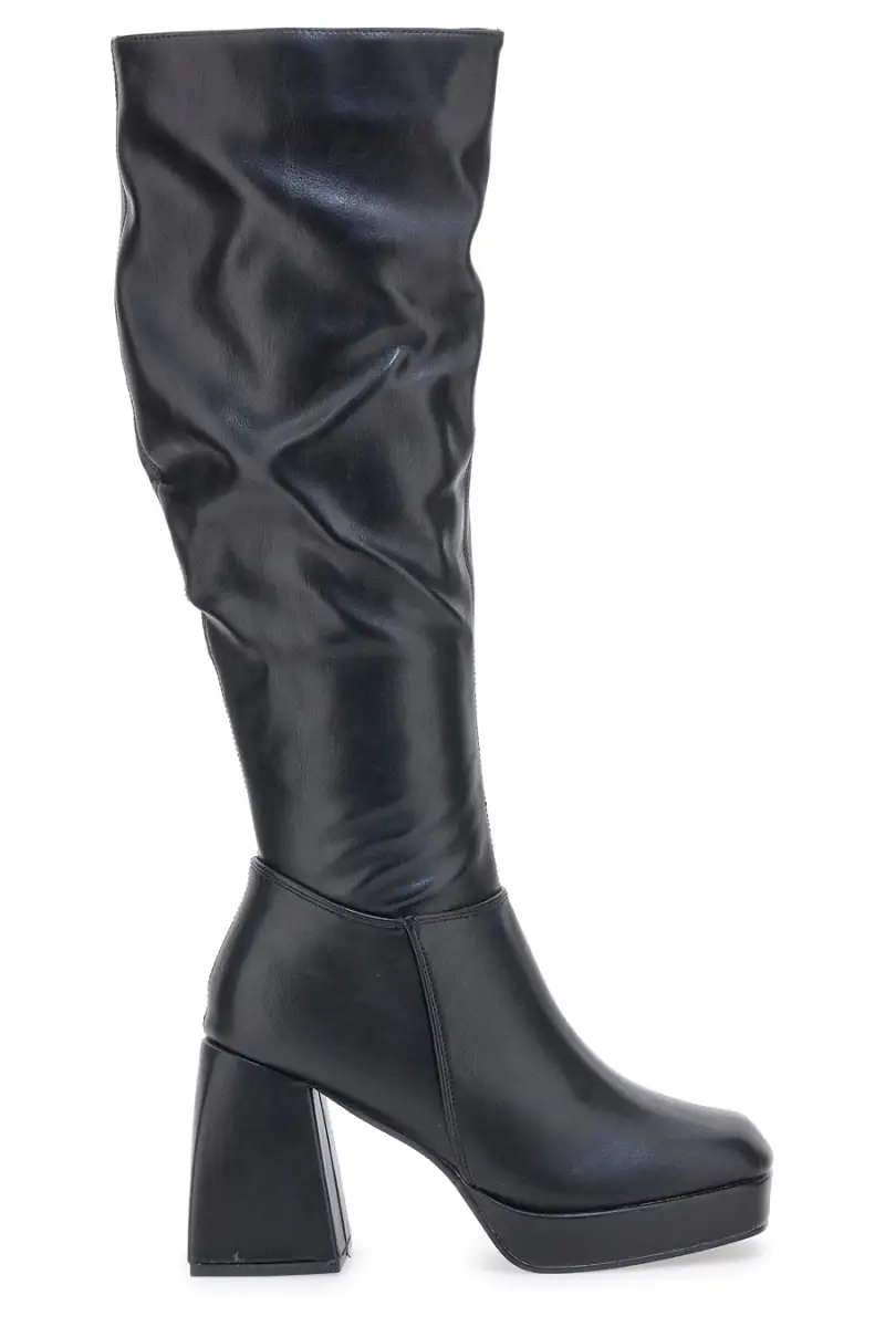 Stivali Alti con Tacco Neri Pushy Wamp 27274 [NERO] miniatura 2