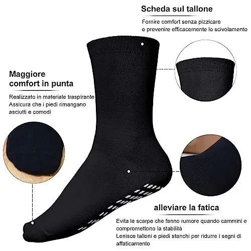 PUTUO Calze Uomo Nero 3228767 miniatura 2